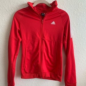 RED ADIDAS TRACK JACKET